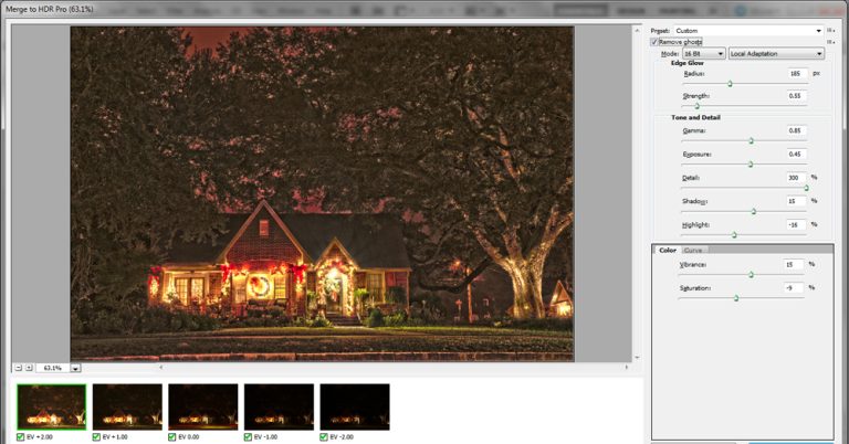 Creating HDR Christmas Photos