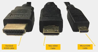 Standard mini and micro HDMI cables
