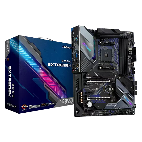 ASROCK Alaplap AM4 B550 EXTREME4 AMD B550, ATX – Támogatott Processzorok