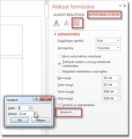 Hogyan rendezze a szöveget oszlopokba Microsoft Word-ben?