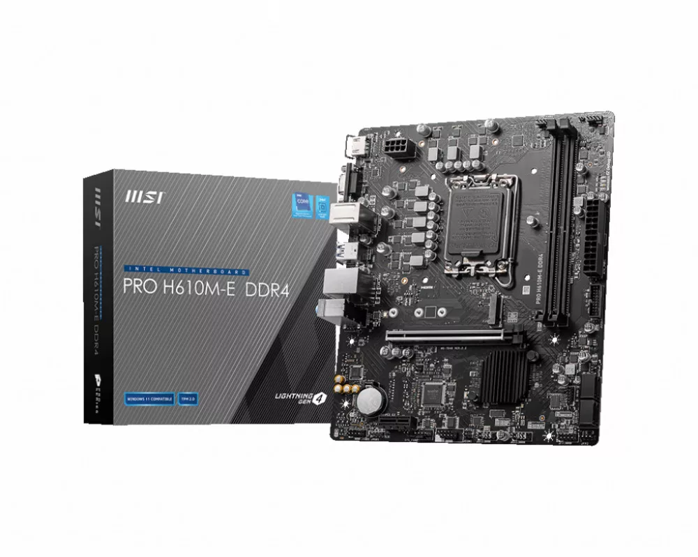 Milyen processzorokat támogat a MSI PRO H610M-E DDR4 alaplap?