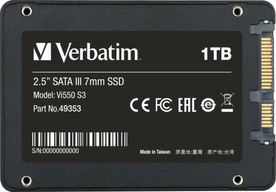 Verbatim Vi550 S3 1TB SATA SSD – A Megbízható Tárolás és Sebesség