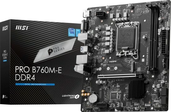 Milyen processzorokat támogat az MSI PRO B760M-E DDR4 alaplap?