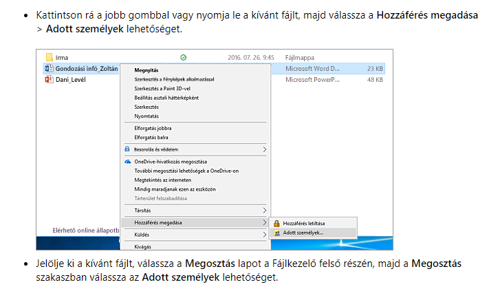 Hogyan osszuk meg a fájlokat két számítógép között Windows 10-en?