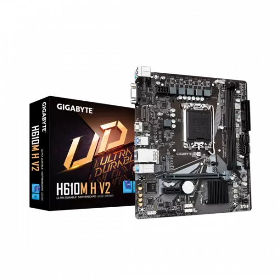 GIGABYTE S1700 H610M H V2 alaplap processzor támogatás