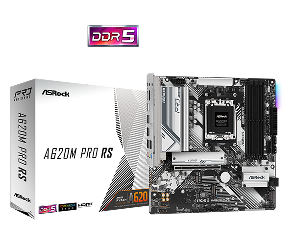 Milyen processzorokat támogat az ASRock A620M Pro RS alaplap?