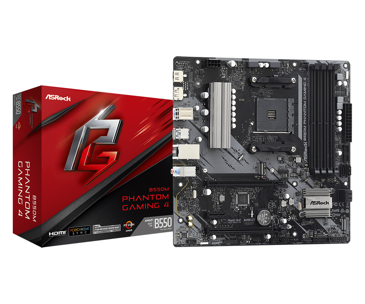 Milyen processzorokat támogat az ASRock B550M Phantom Gaming 4 alaplap?