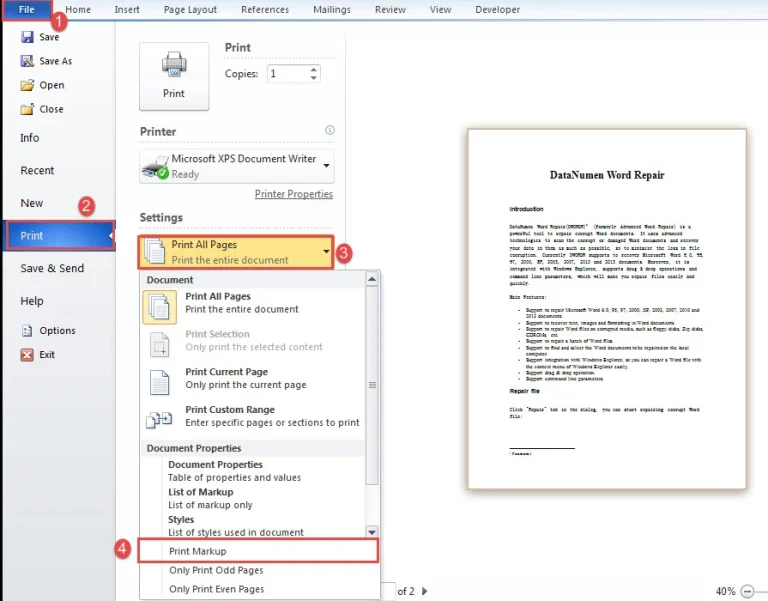 Click-File-then-Click-Print-then-Click-on-the-First-Drop-down-Box-then-Deselect-Print-Markup