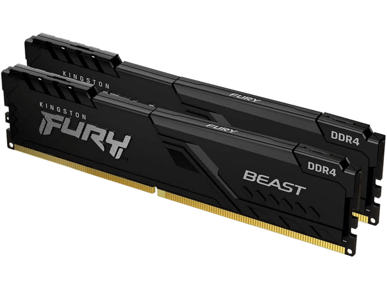 KINGSTON-FURY-Beast-Black-XMP-DDR4-memória-szett--16GB--3200MHz--CL16--DIMM--2x8GB-(KF432C16BBK2-16)