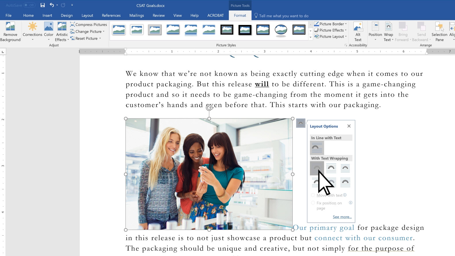 Microsoft Word: Hogyan szúrjunk be képet és körbefuttassuk szöveggel?