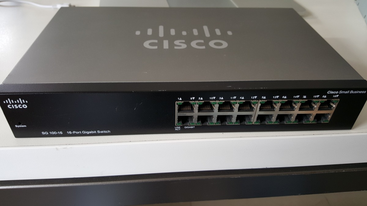 Professzionális hálózatkezelés egyszerűen: Cisco SG100-16 16 Portos Gigabit Switch