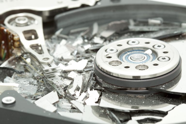 Damaged-hard-disk