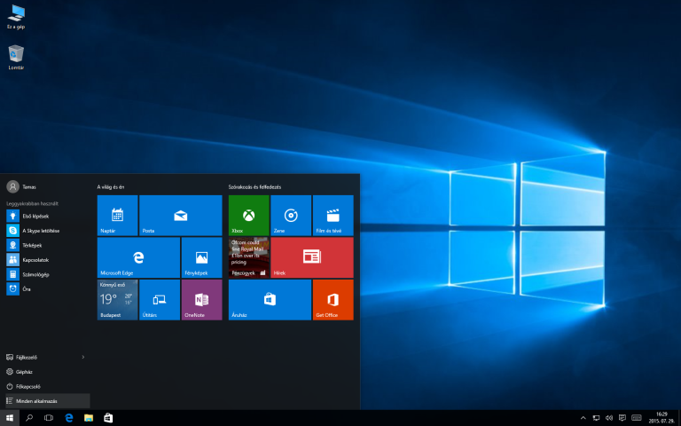 Windows-10-start-menu