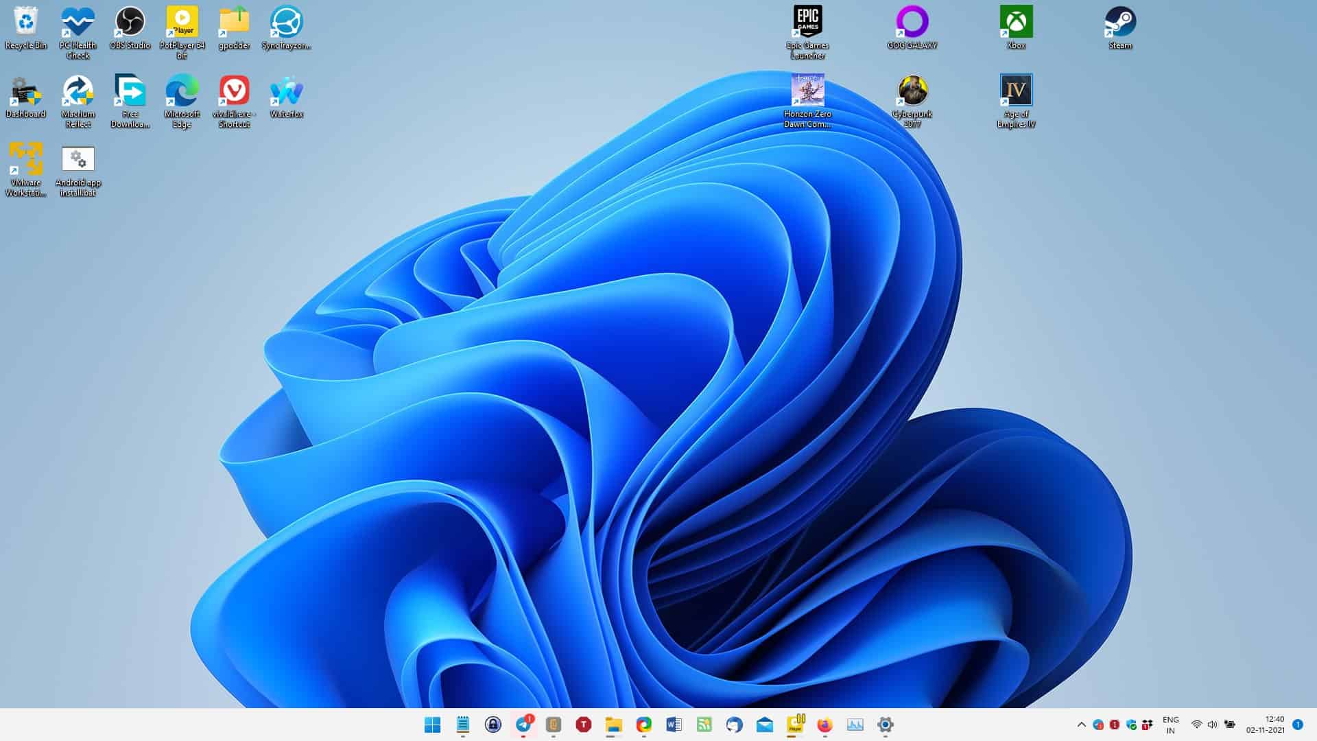Eltűnt mappák visszaállítása Windows 11 asztalán