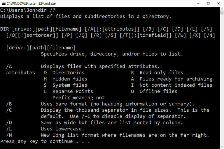 dir-help-command-5a858437959144ccb21041217879195f