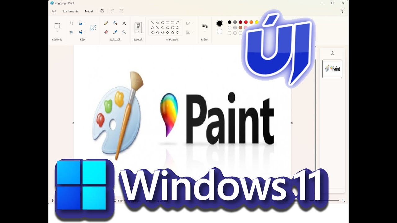 Új Paint a Windows 11-ben: A legújabb funkciók és fejlesztések