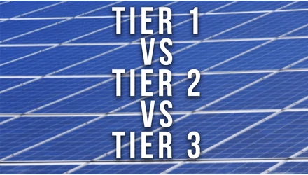 Napelemek osztályzása: Miért érdemes figyelembe venni a Tier 1, Tier 2 és Tier 3 besorolásokat?