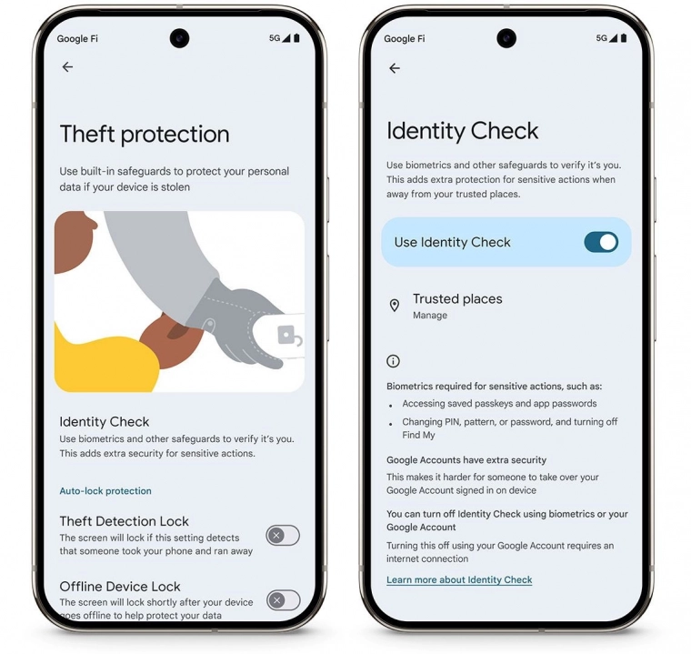 Androidos telefonok új védelem: A Theft Protection fejlesztése és a tolvajok életének megnehezítése