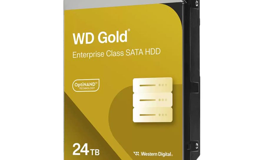 Nagyon brutális a Western Digital Gold 24TB (WD241KRYZ) merevlemez specifikációja