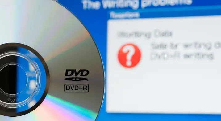 DVD+R írási probléma: miért nem üres a lemez?