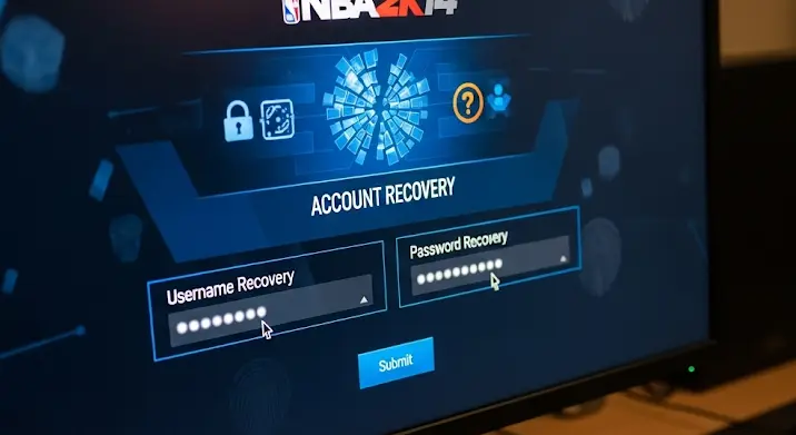 NBA2K14 bejelentkezési adatok elvesztése: név és jelszó visszaállítása