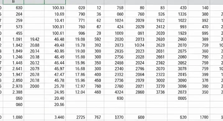Excel gyakoriságmérés: számok előfordulása egy listán