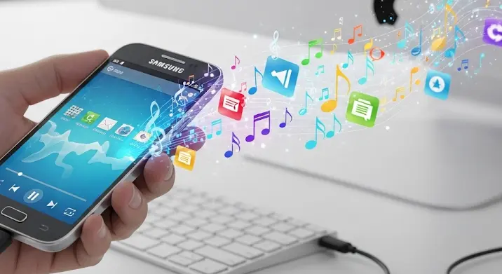 Zene másolása telefonra (Samsung Galaxy Fame) számítógépről