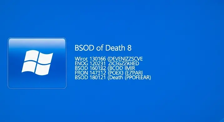 Kék halál Windows 8-on: okok és hibaelhárítás