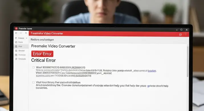 Freemake Video Converter hiba: „hibát észlel, ezért leáll” – okok és megoldások