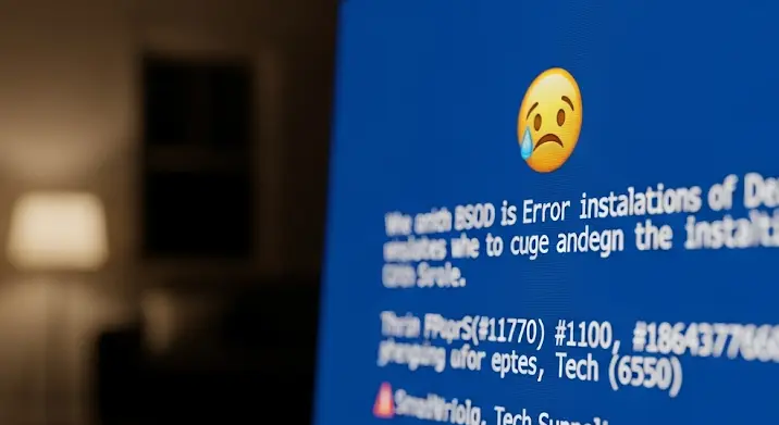 Windows telepítési hiba az elején: okok és képernyőkép elemzés
