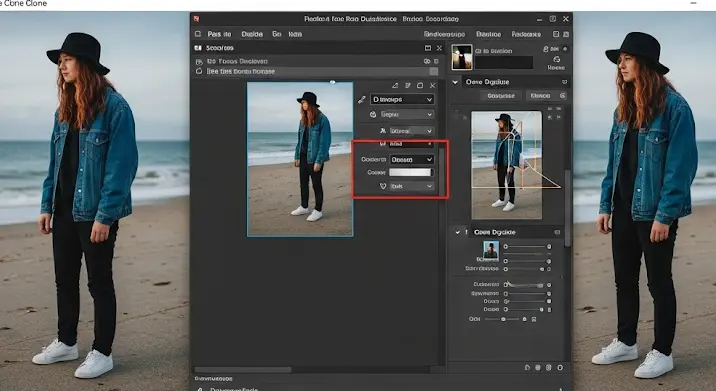 Két személy másolása egymás mellé: Photoshopon kívüli programok