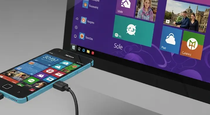 Nokia Lumia 530 csatlakoztatása számítógéphez USB-n keresztül (Windows 8.1)