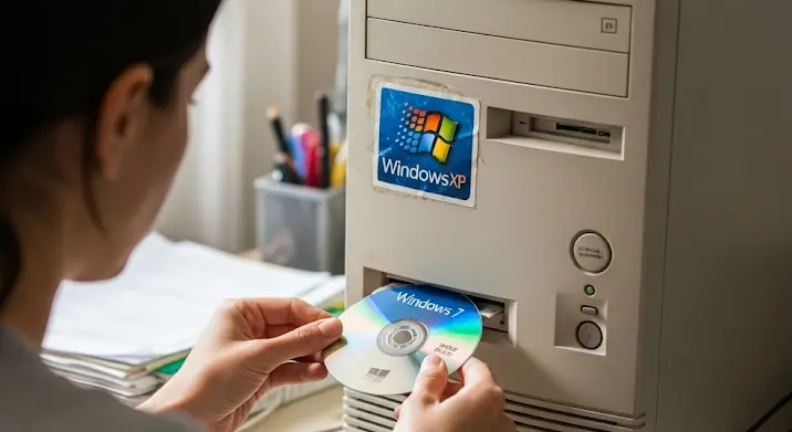 Windows 7 telepítése XP-s gépre lemezről: amatőr útmutató
