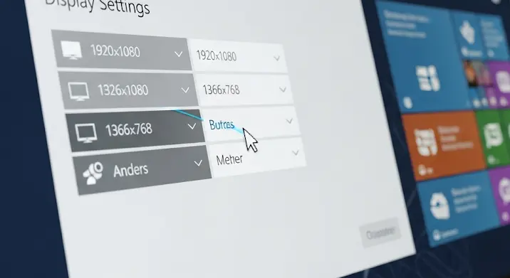 Képfelbontás beállítása Windows 8-on: útmutató