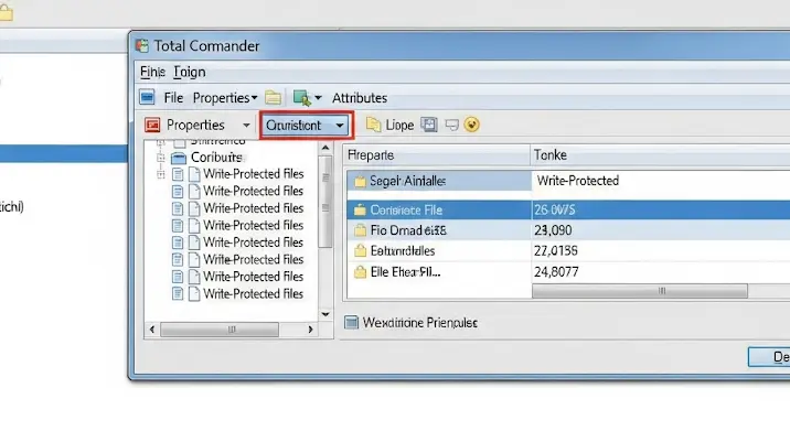 Total Commander és írásvédett fájlok Windows 7 alatt