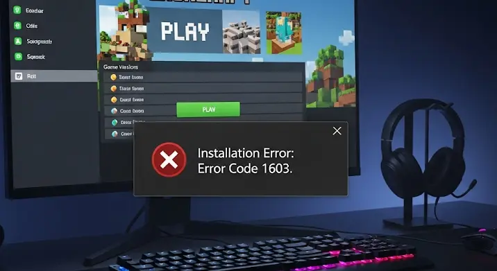Mester MC Java letöltési hiba: Error Code 1603 – megoldások