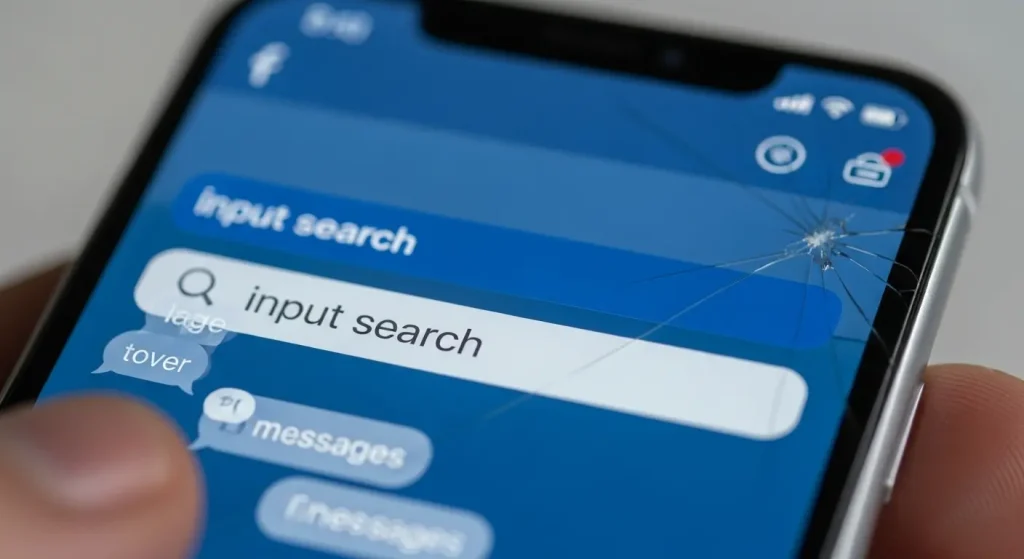 Facebook: törölt üzenetek visszaállítása az „input keresővel”