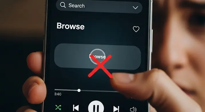 Spotify böngészés: letiltották a lehetőséget?
