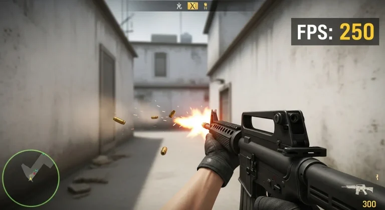CS:GO FPS mérő: méret beállítása