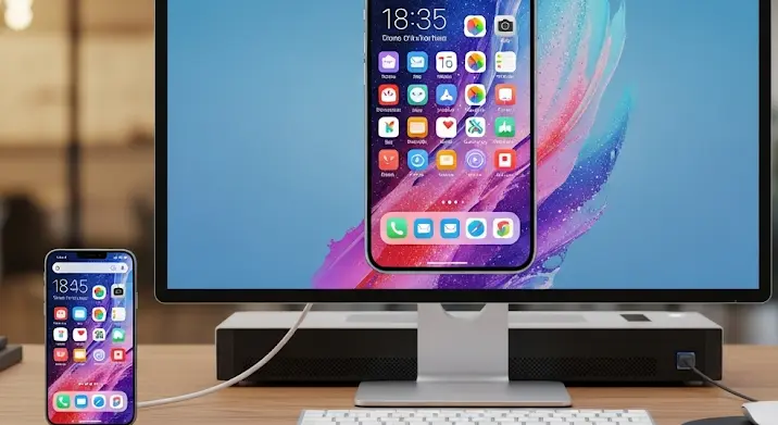 Telefon/tablet képernyő tükrözése PC-n: programok és megoldások