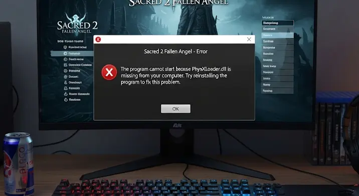 Sacred 2 Fallen Angel: „PhysXLoader.dll hiányzik” hiba – megoldások