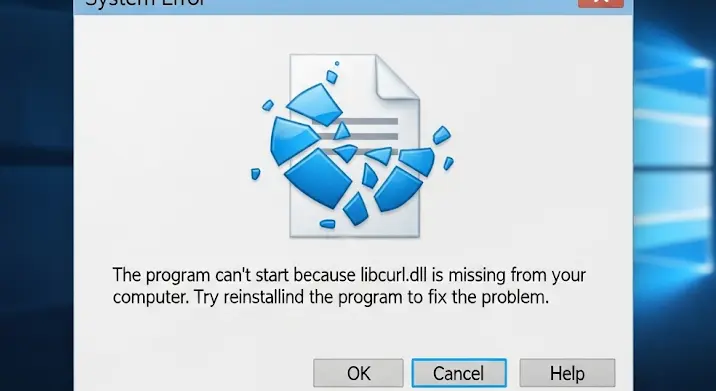 Libcurl.dll hiányzik: miért nem találja a rendszer?
