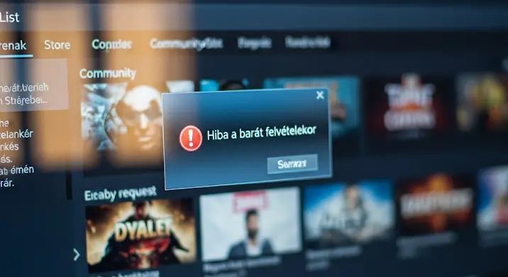 Steam barát felvételi hiba: „hiba a barát felvételekor” – megoldások
