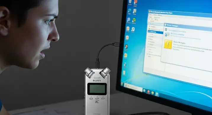 Sony IC Recorder telepítése Windows 7-re: driver és szoftver problémák