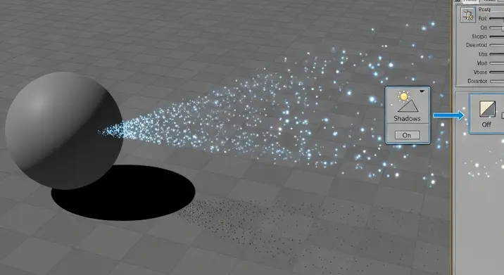 3D Studio Max 2015: alapvető árnyék kikapcsolása