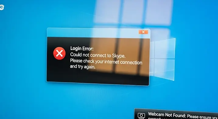 Skype bejelentkezési és webkamera problémák: hibaelhárítás