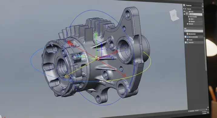 AutoCAD: szilárdtest elforgatása a programban
