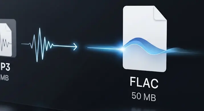MP3 FLAC konvertálás: fájlméret és minőség változása