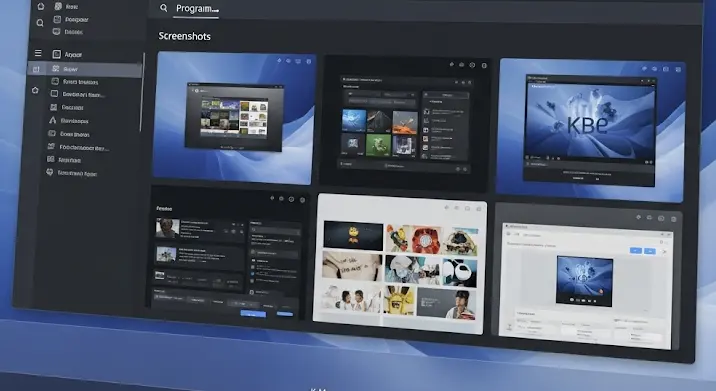 Apper csomagkezelő: programok képernyőképeinek megtekintése Linux KDE-n