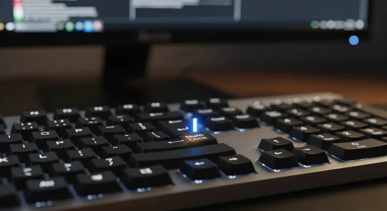 Num Lock beállítása indításkor: automatikus bekapcsolás